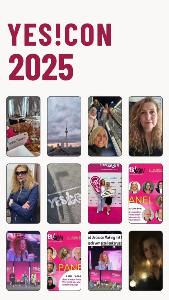 “Ich habe leider kein Foto für Dich!”

Manche Erlebnisse und Begegnungen lassen sich einfach nicht so dokumentieren, wie sie es verdient hätten – auf der YES!CON 2025 gab es davon einen ganzen LKW voll.

Vom exklusiven Pre-Dinner mit spannenden Gästen über den Dächern Berlins über die persönlichen Talks mit fröhlichen, energiegeladenen Menschen im Frühstücksraum des Hotels, der Freude über viele kleine und große Wiedersehensmomente bis hin zu intensiven Panels und Workshops im Gasometer in Berlin-Schöneberg. Die Tage auf der YES!CON sind gefühlt wie in einem Film im viel zu schnellen Abspielmodus an mir vorbeigerauscht 😊.

 Sie hallen immer noch nach und zaubern mir in der Rückschau ein Lächeln ins Gesicht. 

Als Panelistin bei den Themen Patientensicherheit und Patient Empowerment konnte ich - hoffentlich - wichtige Impulse setzen und auch wieder Neues für mich und meine Arbeit mitnehmen. Besonders gefesselt hat mich der Workshop zu KI in der Medizin und wie wir diese als Patient:innen nutzen können. Zum Beispiel, um unsere Blutwerte auszuwerten und Arztbriefe übersetzen zu lassen, aber auch therapeutisch Gespräche zu simulieren. Warum es wichtig ist, keine vorgefertigten medizinischen Prompts zu kopieren, sondern sie auf jeden Fall händisch einzugeben, erklärte Dr. Martina Preisler sehr eindringlich.

Auch das "One : One" mit @saschalobo und Dr. Jens Baas, Vorstand der Techniker Krankenkasse "Zwischen Kittel und Cloud" regte in seiner Themendichte zum Nachdenken an. "Wie wird die KI die Arzt-Patienten-Beziehung verändern?"

Das Panel zum Thema Geschlechtergerechte Medizin, moderiert von der wundervollen @Vrenifrost, hat mir vor Augen geführt, was alles bisher (ich sag es mal so deutlich) verschlafen wurde. Ich frage mich: "Warum wurde die medizinische Versorgung bisher nur männlich gedacht?"

Es war mir unmöglich, all das fotografisch festzuhalten, weil es einfach auch so wertvoll war, den Augenblick zu genießen, zu reflektieren und sich treiben zu lassen. Mein Smartphone hatte ich oft einfach völlig vergessen. 

Danke an alle, die diese Tage so besonders gemacht haben und von denen ich leider - wie gesagt - kein Foto habe.